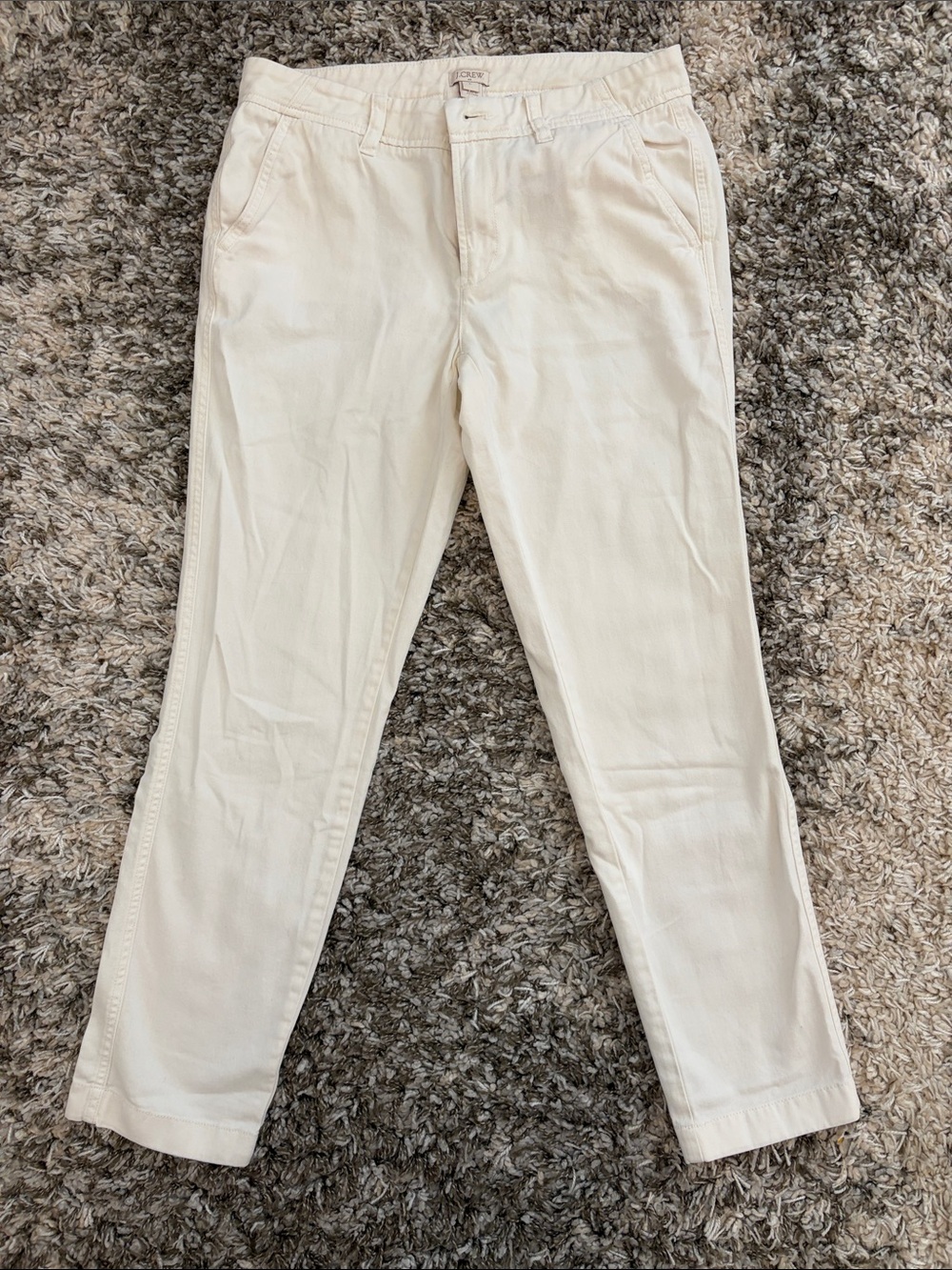 J. Crew Women’s Chinos in Cream size 0